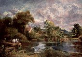 John Constable The White Horse (full-size sketch) about 1818